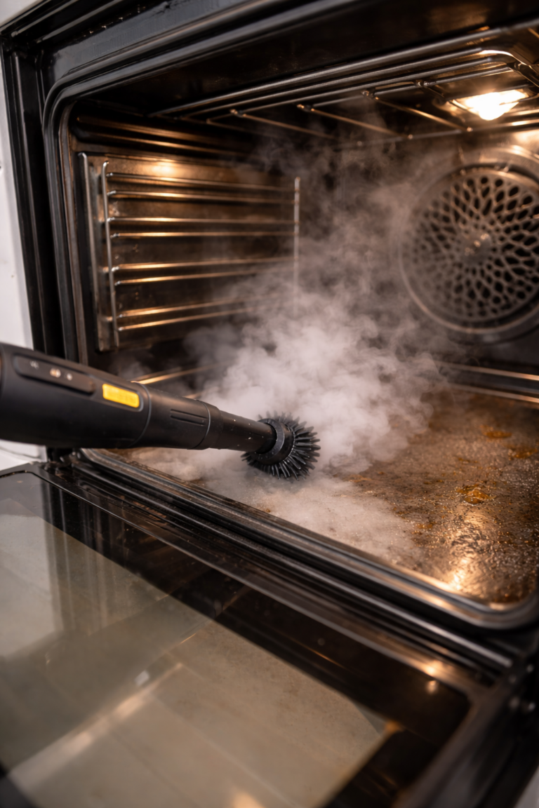 Backofen reinigen Dampfreiniger Haushaltshilfe in Rostock