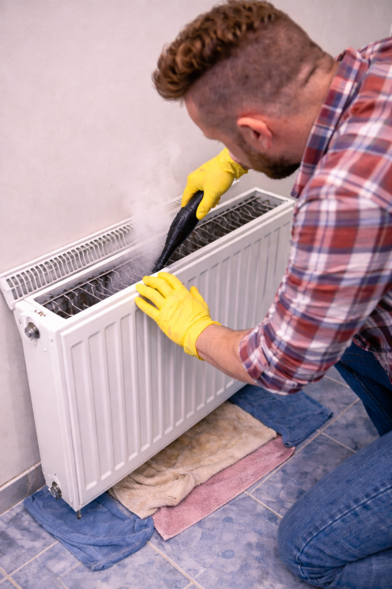 Heizkörper reinigen Dampfreiniger Haushaltshilfe in Rostock