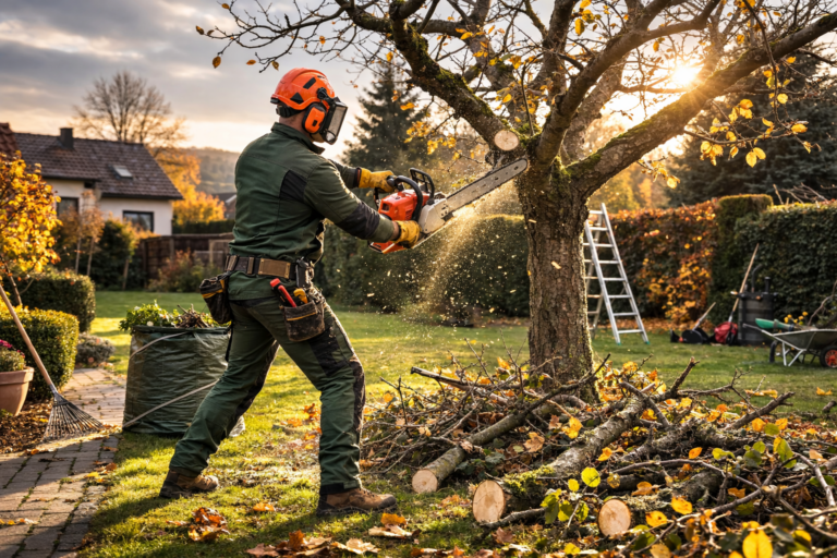 Obstbäume beschneiden Gartenarbeiten Rostock